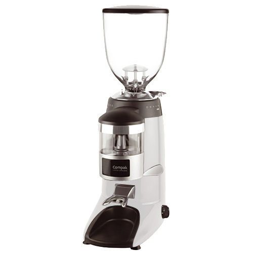 Compak k-10 pro barista commercial espresso grinder - polished aluminum for sale