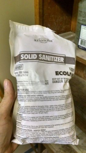Keystone/ecolab solid sanitizer
