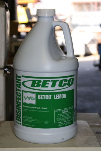Betco Lemon Deodorant Disinfectant &amp; Detergent (31304-00) Case of 4/1 Gallon