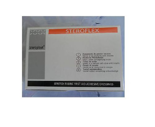 (r) steroplast steroflex stretch fabric first aid adhesive dressings 4cm x 4cm for sale