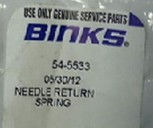 BINKS 54-5533 NEEDLE RETURN SPRING