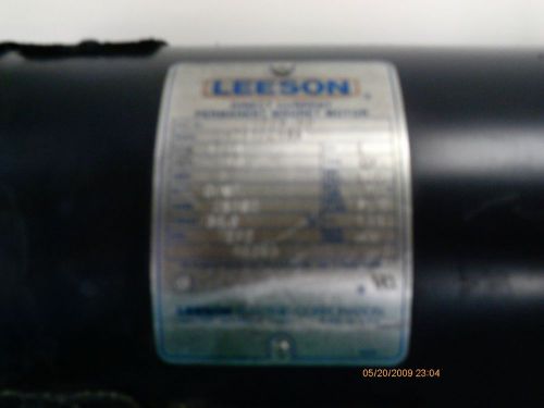 LEESON DIRECT CURRENT MOTOR Catalog #108358 for AB Dick Printing Press