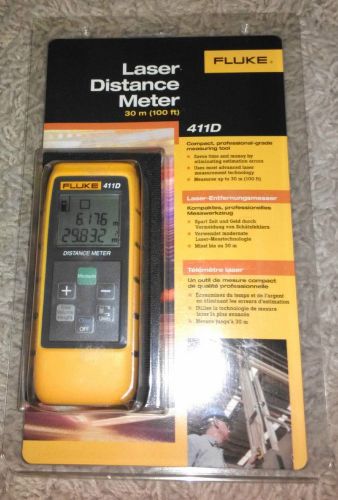 Fluke 411D Laser Distance Meter - New in Box - MSRP 155