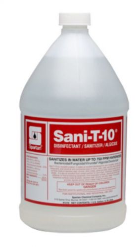 Sani-T-10 121004 Spartan Disinfectant Sanitizer Algicide 4/1 Gallon