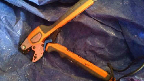 Thomas &amp; Betts TBM45S Crimping Tool no reserve little use colorkeyed