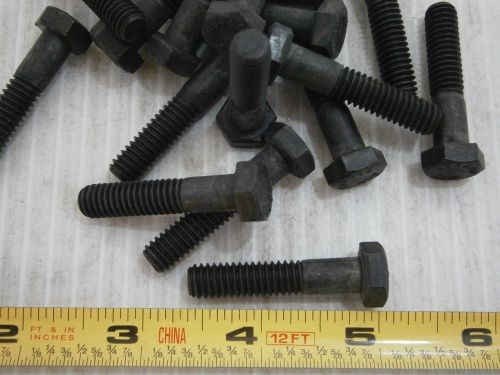 Hex Cap Bolts 5/16-18 x 1-1/2 Stainless Steel Black Oxide Lot of 20 #2438