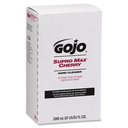 (4) Gojo Supro Max Cherry hand cleaner refills, Pro 2000 TDX 2000ml 7282-04