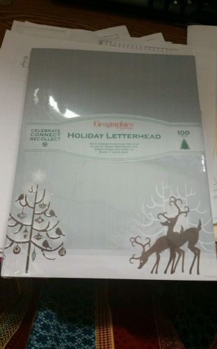 Holiday letterhead 100 sheets