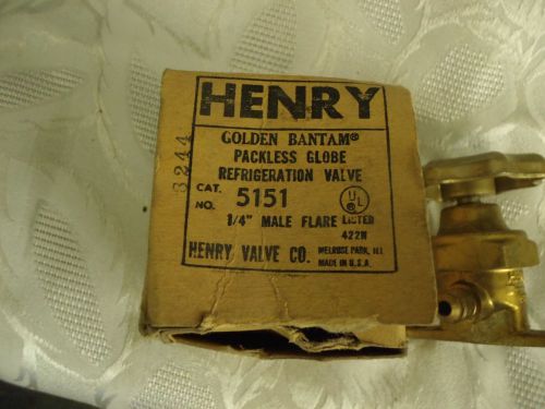 Henry Technologies Golden Bantam Type Packless Valve Model 5151