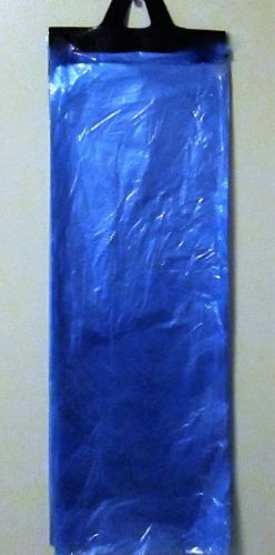 100 blue tint newspaper bags preforated doogie-doo advertising 7.5 x 21 new for sale