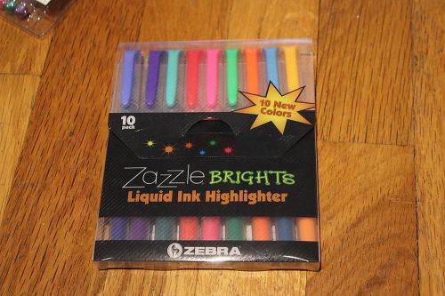 Zebra Brand Zazzle Brights Liquid Ink Highlighter Highliter