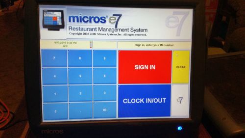 2 Terminal MICROS WS5 POS with Server, drawers and printers, NICE SYSTEM