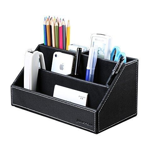 Kingfom? home offfice wooden struction leather multi-function desk stationery for sale