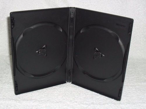 Memorex Double DVD Replacement Black Case Holds 2 DVD Movies Video Games