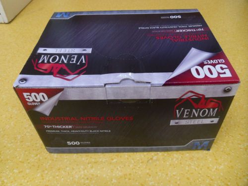 Venom steel gloves Medium - 500 ct cube - brand new VEN6542