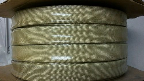 Hilec 727n AF155-1/2&#034; 155°C 600v fiberglass-acrylic coated sleeving 1ooft