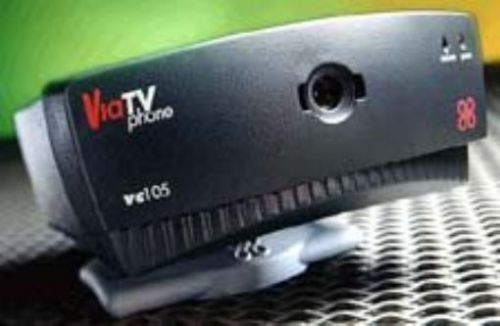 8x8 ViaTV VC105 Set-Top Videophone - Video conferencing device - black