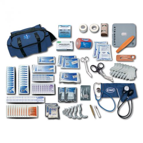 Emergency medical technician pro response complete kit with orange bag  1 ea for sale