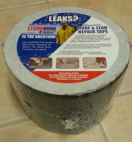 4&#034;x 50&#039; Black EternaBond RV Roof and Leak Repair Tape -FREE PRIORITY