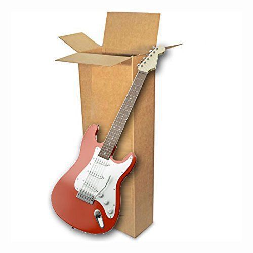 EcoBox 18 x 6 x 45 Inches, Electric Guitar Shipping Moving Corrugated Box Carton
