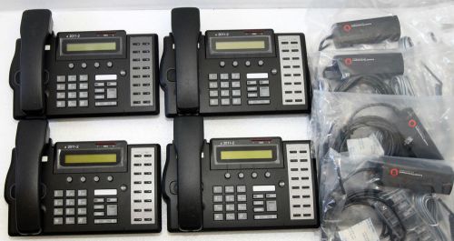 Lot 4 Lucent A2011-2 Phones With Power supply A20054 and Accessories Telephones