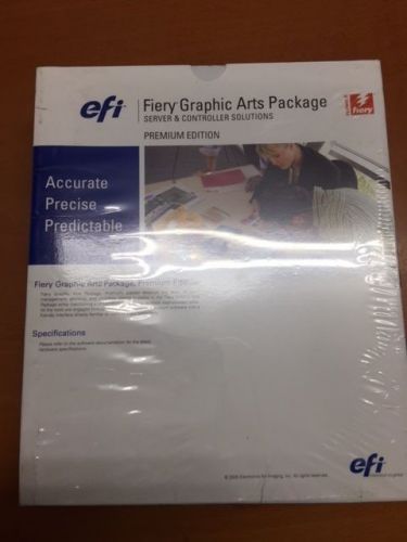 Fiery® graphic arts package, premium edition new in original package for sale
