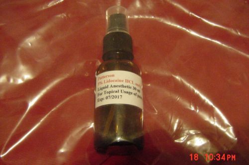 Lidocaine hcl 5% with epinephrine anesthetic solution spray bottle strong! for sale