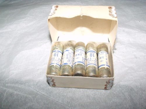 Box 10 Shawmut 10A 250V Silver Plated 1 time fuses