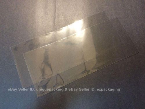2000 pcs 5x12 (o) crystal clear flat poly cello cellophane bags for sale