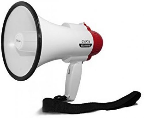 NEW Professional/Pro Handheld Megaphone/Bullhorn With Siren And Voice Recorder