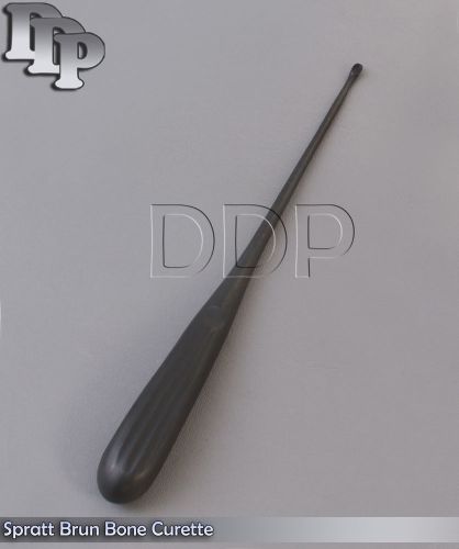 Spratt Brun Bone Curette Size 2 Black Coated Surgical Instruments