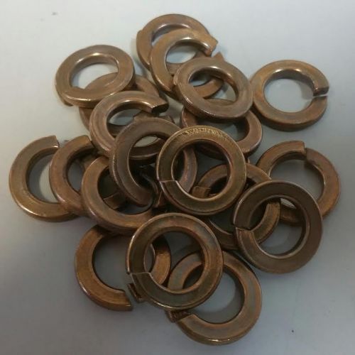 1/2&#034; Silicon Bronze ~ Split Lock Washer ~ (20 Count)