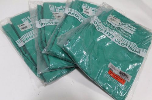 Set of (4) LaCrosse Rainfair Green Large Head to Toe Protective Clothing 6413-99