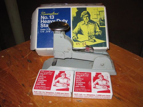 Swingline no. 13 heavy duty stapler