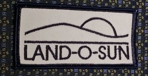 LAND-O-SUN DAIRY Iron or Sew-On Patch EMBROIDERY 4&#034;X2&#034;