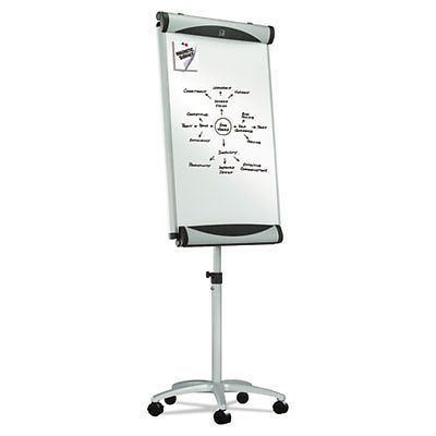 Euro Premium Mobile Magnetic Easel, 27 x 41, White, Sold as 1 Each
