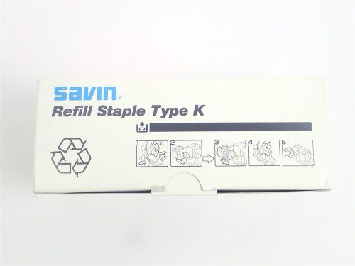 NEW Box of 3 Genuine Savin Refill Staple Type K 9859