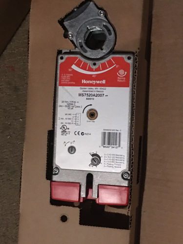 NEW HONEYWELL MS7520A2007 ELECTRIC DIRECT COUPLE DAMPER ACTUATOR SPRING RETURN