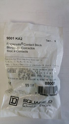 Square D - 9001 KA2 Ser. K - Fingersafe Contact Block - New in Package
