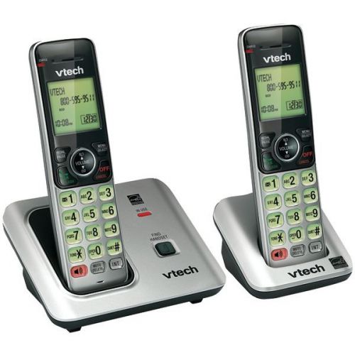 Vtech VTCS6619-2 DECT 6.0 Expandable Speakerphone w/Caller ID 2-Handset System