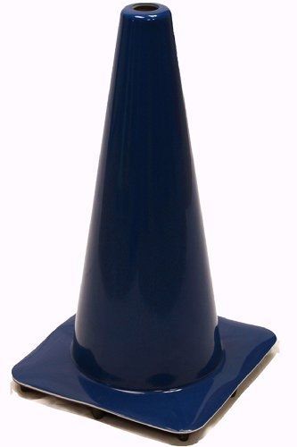 Lakeside 1850 tri-glo pvc traffic safety cone, 11-1/2&#034; base width x 18&#034; height, for sale