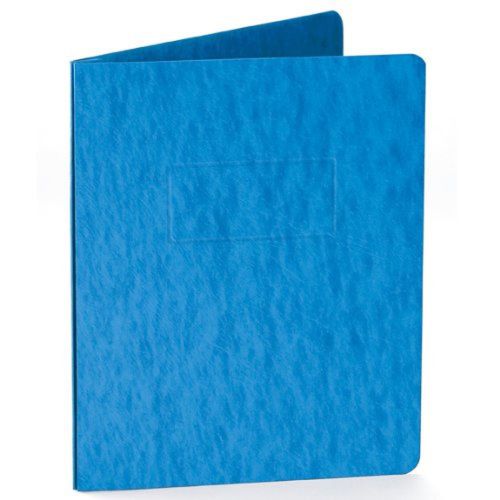 Oxford Pressboard Report Covers With Scored Side Hinge 5 Pack Letter Blue (99...