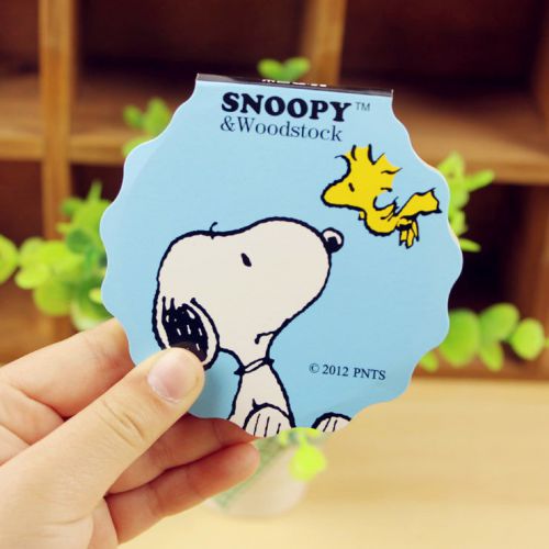M&amp;g authentic 60 pcs 76*76 light blue snoopy stick note sticky memo new for sale