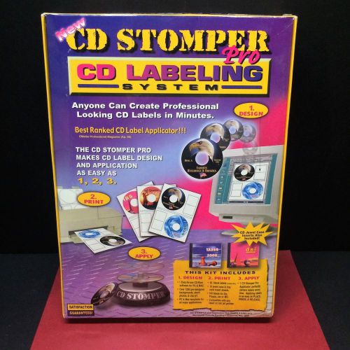CD Stompers CD Labeling System. New in Sealed Box