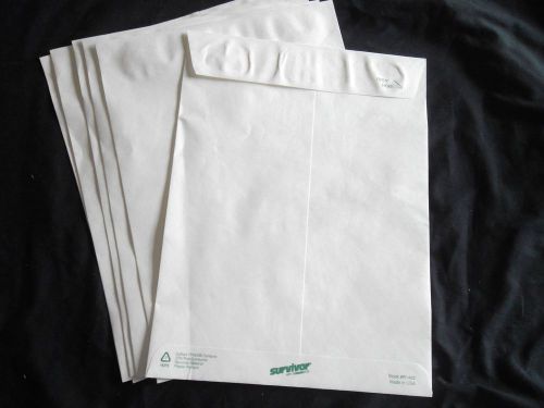 Survivor, Tyvek, 9 X 12 envelopes with releasestrip, R1462, 45 total