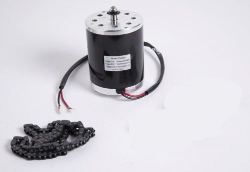 Used 500W 24 V DC electric 1020 motor kit w chain f scooter ebike