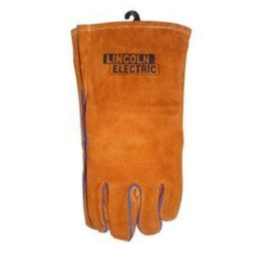 Lincoln Electric KH643 Leather Welding Gloves, One Size, Red