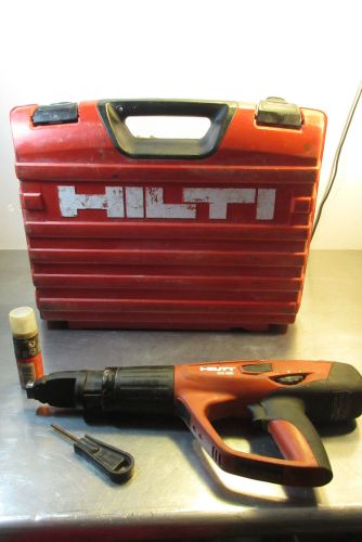 USED Hilti DX460 Powder Actuated Nail Gun Tool with Hard Case &amp; Accessories