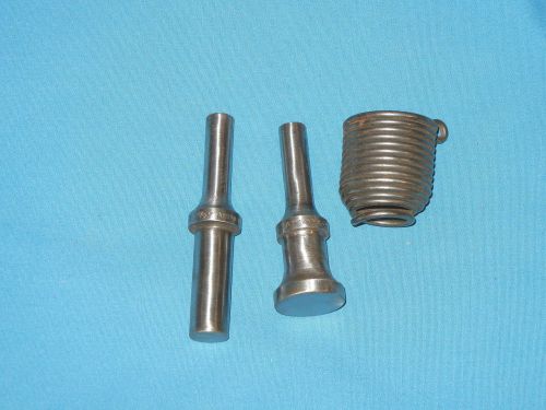 FLUSH RIVET SETS AND RETAINING SPRING.