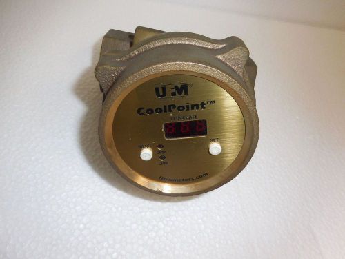 UFM CP-1 Universal CoolPoint Vortex Shedding Flowmeter Rotable 5 - 50 GPM 1&#034; New
